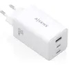 Image de AISENS ASCH-100W3P051-W chargeur d'appareils mobiles Universel Blanc Secteur Charge rapide Intérieure
