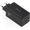 Image de AISENS ASCH-100W3P052-BK chargeur d'appareils mobiles Universel Noir Secteur Charge rapide Intérieure