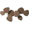 Image de Applique murale 8 écrans triac dimmable en chêne naturel 115x60cm Tria - Bover
