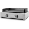 Image de Plancha gaz 3200w plaque fonte émaillée 60x41cm - MODERN E60I - FORGE ADOUR