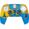 Image de FR-TEC Demon Slayer Kimetsu No Yaiba Tanjiro Kamado Pack pour manette PS5 avec coque rigide + poignées + autocollant pour pavé tactile