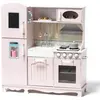 Image de Cuisine en bois ATAA - 95x32x103cm - Rose