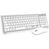 Image de Subblim Pack clavier souris sans fil - Argent