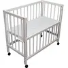 Image de tissi Lit bébé à barreaux cododo - Blanc