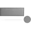 Image de Tête de Lit Tapisée MODENA Aqualine 90x55x8 cm - Gris Clair - Moonia