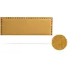 Image de Tête de Lit Tapisée MODENA Aqualine 145x55x8 cm - Moutarde - Moonia
