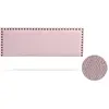 Image de Tête de Lit Tapisée MODENA Aqualine 160x55x8 cm - Rose Clair - Moonia