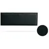 Image de Tête de Lit Tapisée MODENA Aqualine 145x55x8 cm - Noir - Moonia