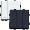 Image de Ledkia Interrupteur Triple Modern - Blanc