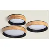 Image de Ledkia Dari Plafonnier LED Rond Bois