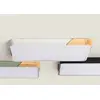 Image de Ledkia Plafonnier Rectangulaire Bois - Blanc
