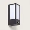 Image de Ledkia Applique Murale Extérieure Acier Inoxydable avec Détecteur de Mouvement Gakom Opal Noir