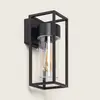 Image de Ledkia Applique Murale Extérieure Aluminium Siawja Noir