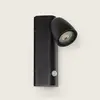 Image de Ledkia Applique Murale Extérieure Aluminium avec Détecteur de Mouvement Abel Gris foncé