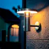 Image de Ledkia Applique Murale Extérieure Solaire LED 5W Aluminium avec Détecteur de Mouvement Barton Argent