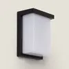 Image de Ledkia Applique Murale LED Extérieur Aluminium 16W Tyron 4000K Noir Blanc neutre