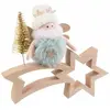 Image de Décorations de Noël Multicouleur Bois Tissu