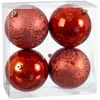 Image de Boules de Noël Cuivre Plastique 10 cm (4 Unités)