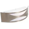 Image de Horoz Electric Mango-3 Applique Inox 75W