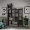 Image de Etagère multicases 122x25,5x188 cm anthracite - OTEK