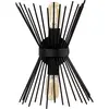Image de VENTE-UNIQUE Kirpi - Noir - Métal