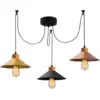 Image de Suspensions en acier tricolore 114x24x100cm Manavgat - home Design