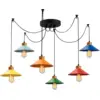 Image de Suspensions en acier multicolore 114x24x100cm Manavgat - home Design