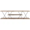 Image de Hanah home Meuble TV scandinave - Naturel et noir