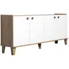 Image de Hanah Home Buffet 4 portes 1 tiroir - Chêne