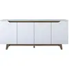 Image de Buffet en aggloméré Venis - Blanc Noyer