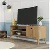 Image de 389MZA1154 Meuble TV 120x44,6x29,5 cm Chêne
