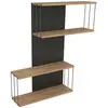 Image de Hanah home Étagère murale Destan - Anthracite
