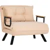 Image de Hanah home Fauteuil convertible Sando - Crème