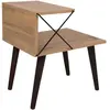 Image de Hanah home Chevet étagère Cross - Noir