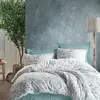 Image de Parure housse de couette avec taie(s) 100 % coton motif végétal Lendell