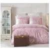 Image de Parure de lit coton renforcé 3 pièces - Rose