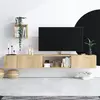 Image de ASR-393MRD1239 Meuble TV mural 180 cm chêne saphir