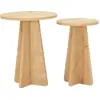 Image de Tables d'appoint en bois beige Mushroom - Home Design