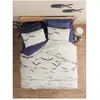Image de Parure de lit coton ranforcé 220x240 - Bleu foncé