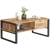 Image de Hanah home Table basse Cassy - Pin