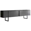 Image de Meuble TV en bois - 180 x 30 x 50 cm - Noir
