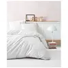 Image de Parure de lit satin coton 3 pièces - Blanc