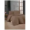 Image de Parure de lit en coton renforcé - Marron