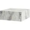 Image de Table basse effet marbre 90x35cm Prizma - Home Design