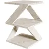 Image de Hanah home Table d'appoint rectangulaire - Beige