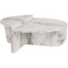 Image de Hanah home Table basse Podium - Marbre freesia