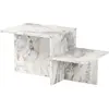 Image de Hanah home Table basse Harmony - Beige marbré