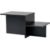 Image de Hanah home Table basse rectangulaire - Noir