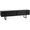 Image de Hanah home meuble TV Luxe - Noir