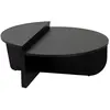 Image de Hanah home Table basse ronde - Noir